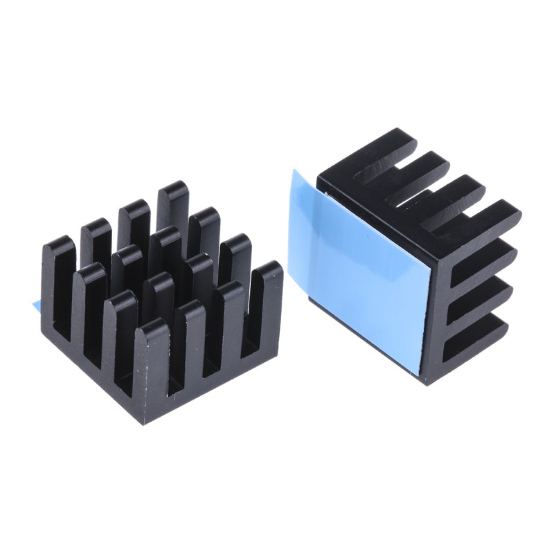 1 Bag of 5 - Heatsink, 26.5K/W, 14 x 14 x 10mm, Adhesive Foil