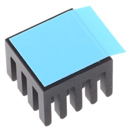 1 Bag of 5 - Heatsink, 27K/W, 13 x 13.5 x 10mm, Adhesive Foil