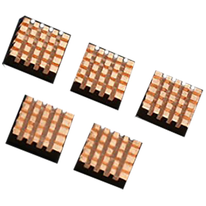 1 Pack of 5 - Heatsink, LattePanda, 13.2 x 12.1 x 4.8mm, PCB Surface Mount