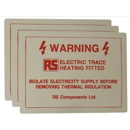 1 Reel of 100 M - RS PRO Self Regulating Trace Heating Kit, 30W/m, 240V ac, Maximum of +80 (Un-Energised) °C, 100m