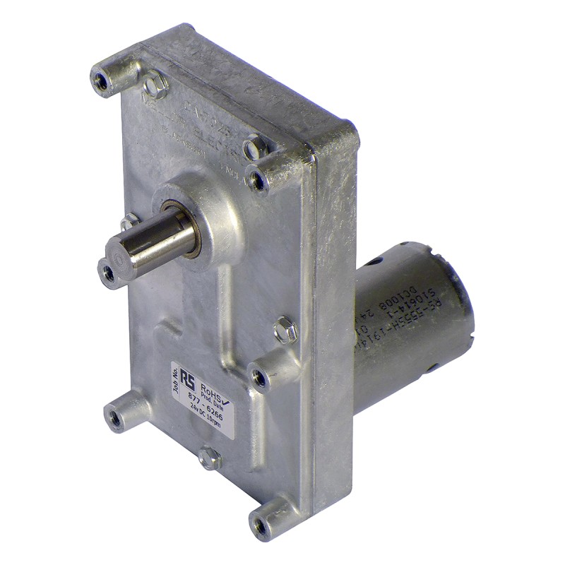 1 pcs - Mellor Electric Brushed Geared DC Geared Motor, 24 V dc, 8.6 Nm, 10 rpm