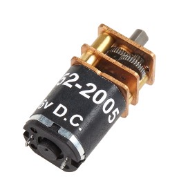 1 pcs - RS PRO Brushed DC Motor, 0.58 W, 6 V dc, 3.9 gcm, 13500 rpm, 2.5mm Shaft Diameter