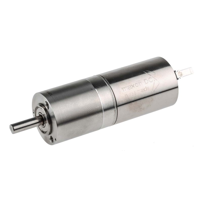 1 pcs - Maxon Brushed Geared DC Geared Motor, 22.7 W, 12 V dc, 90 Ncm, 476 rpm, 4mm Shaft Diameter