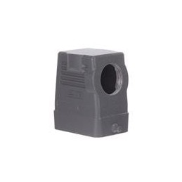 1 pcs : T1330060121-000 - Heavy Duty Power Connectors High Construction Hood PG21 Side Entry