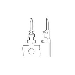 1 pcs : DF4-2428PCF(05) - Headers & Wire Housings 24-28 AWG MALE CONTACT TIN REEL
