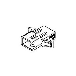 1 pcs : 50-36-1686 - Pin & Socket Connectors Conn Plug .093 2 ckt w/ ears