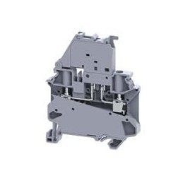 1 pcs : CYF4L110-240V/BL - DIN Rail Terminal Blocks DIN Term Blk, Screw, Fuse, LED