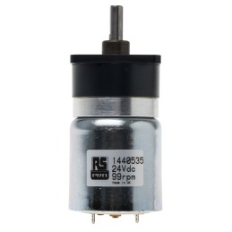 1 pcs - RS PRO Brushed Geared DC Geared Motor, 24 V dc, 0.26 Nm, 172 rpm, 5.5mm Shaft Diameter