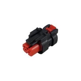 1 pcs : 776427-1 - Automotive Connectors HSG CAP 1X02C F/H RED