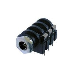 1 pcs : NMJ6HCD2-RM - Phone Connectors 1/4' STERO JCK SWTCH FULL TRD NSE PC HOR