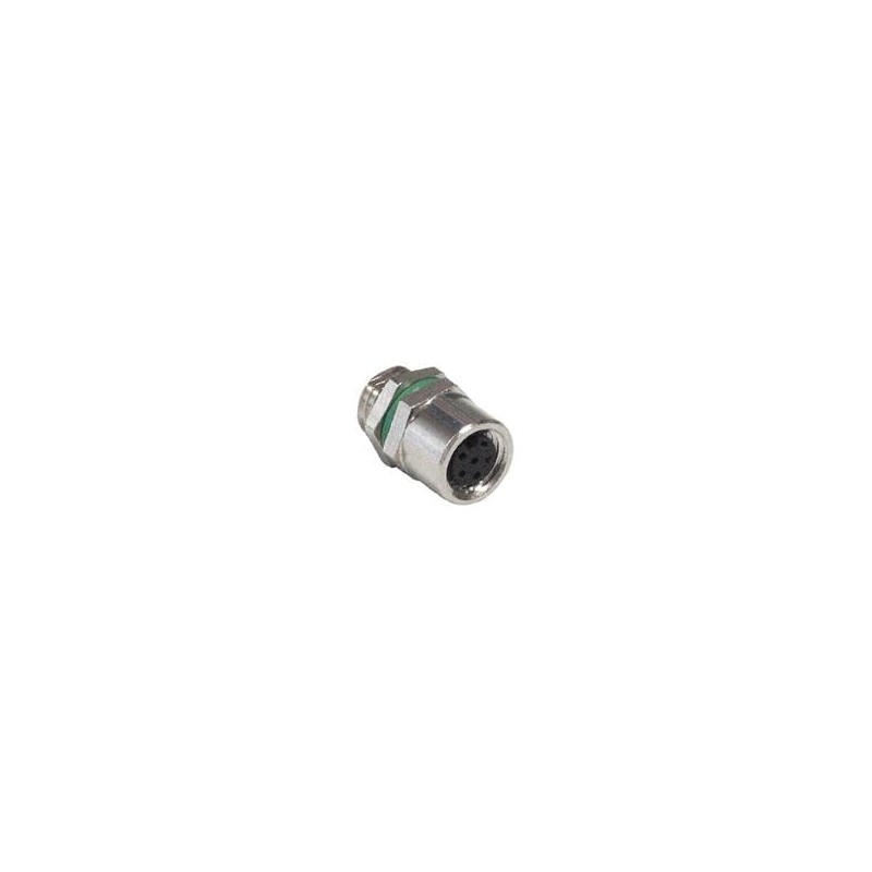 1 pcs : PXMBNI08RPF06AFLM8001 - Circular Metric Connectors M8 A-coding 6 Pins Female Panel Mount With Wires(M8*1.0 Rear fastened