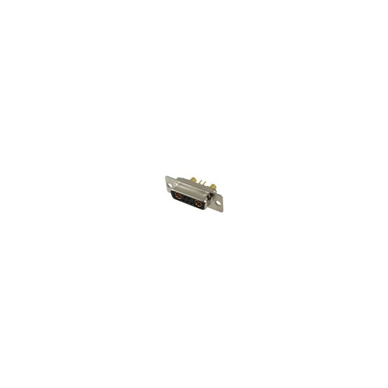 1 pcs : 681S7W2203L001 - D-Sub Mixed Contact Connectors IP67 POWER-D 7w2PWR 40A VERT FEM