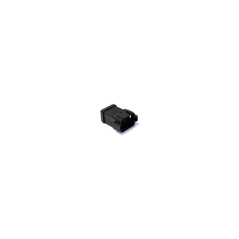 1 pcs : 132015-0076 - Automotive Connectors CTC 24-WAY RCPT BLACK, W/CAP
