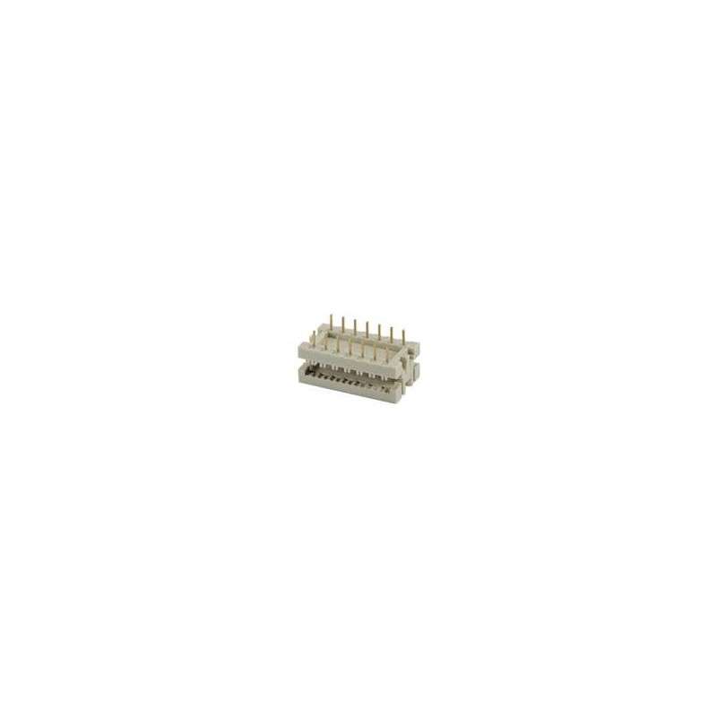 1 pcs : 09170169622 - IC & Component Sockets 16P DIP SOLDER PINS