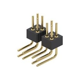 1 pcs : 852-10-010-20-001000 - Headers & Wire Housings 2R, 10P PIN HDR RT ANGLE