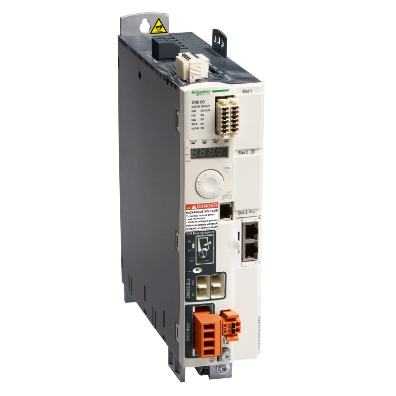 1 pcs - Schneider Electric 0.5 kW, 1 kW Servo Drive, 115 - 230 V, 1 Phase, 6 A, Encoder Feedback Function, 230 V