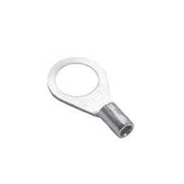 1 pcs : BU-191930055 - Terminals 16-14 Uninsulated 1/4 Ring terminal - Brazed Seam