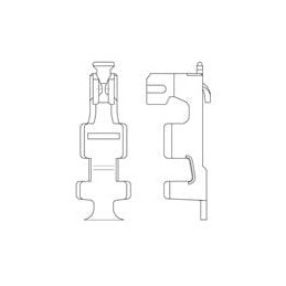1 pcs : DF20B-2830SCFA - Headers & Wire Housings SOCKET CONTACT REEL AWG28-30