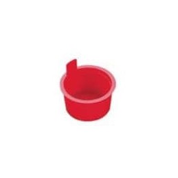 1 pcs : L-6 - Standard Circular Connector LIFT TAB TAPERED PLUG RED LDPE