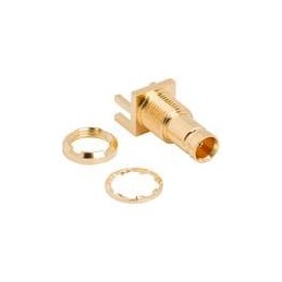 1 pcs : 282133-75 - RF Connectors / Coaxial Connectors 1.0/2.3 DIN Rec Edge Launch GLD