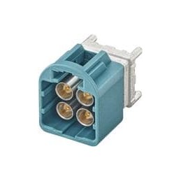 1 pcs : AMS19D-40MZ5-Z - RF Connectors / Coaxial Connectors Straight plug PCB w.housing