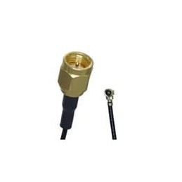 1 pcs : 415-0091-150 - RF Cable Assemblies RA PLUG/STR PLUG MED. PROFILE 150MM