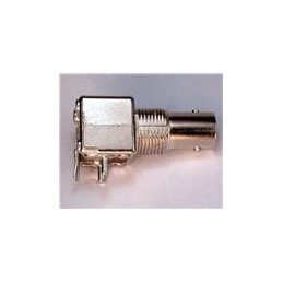 1 pcs : 364M595 - RF Connectors / Coaxial Connectors BNC R/A PC JACK, STD PROF METL
