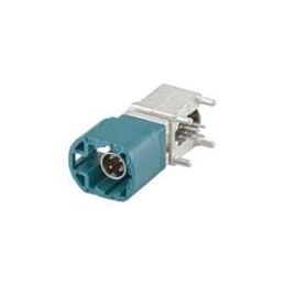 1 pcs : D4S20G-400A5-Z - RF Connectors / Coaxial Connectors HSD PCB Right Angle Plug w/Housing