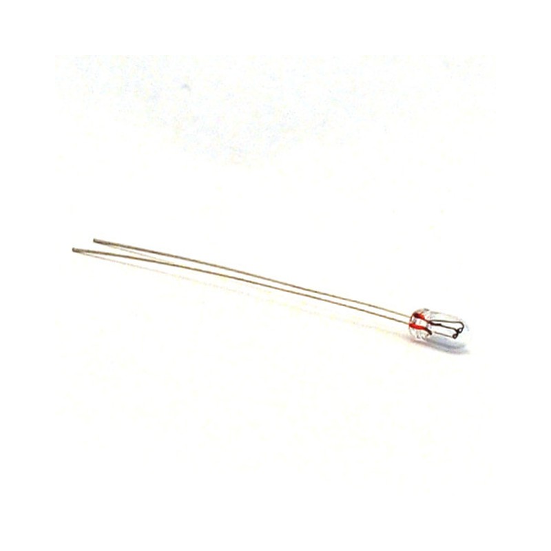 1 Bag of 10 - CML Innovative Technologies Wire Terminal Filament Indicator Lamp, Clear, 12 V, 60 mA, 10000h