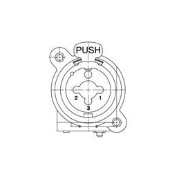 1 pcs : PXCST - Phone Connectors Combo Jack, Straight (Vertical) PC Mount