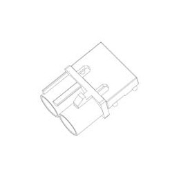 1 pcs : 2314188-1 - Automotive Connectors 2POS,FAKRA AUT,HDR ASSY,90DEG,COD A