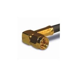 1 pcs : 132122 - RF Connectors / Coaxial Connectors SMA R/A PLUG 58/ LMR195 GOLD
