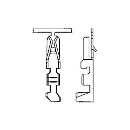 1 pcs : DF1B-2022SC - Headers & Wire Housings 20-22AWG SKT CONTACT TIN PLATING