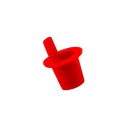 1 pcs : L-12X - Conduit Fittings & Accessories LIFT TAB TAPERED PLUG RED .915X1.04X1.16X.68