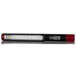 1 Box of 1 - RS PRO LED Pen Torch Black 275 lm, 154 mm