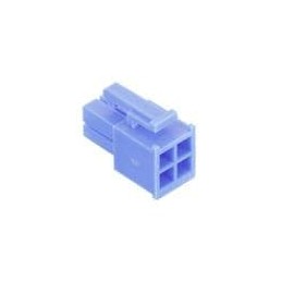 1 pcs : 2029097-4 - Pin & Socket Connectors 4 POS RECPT UL-94-V2 BLUE