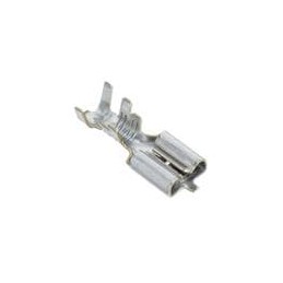 1 pcs : 2238173-3 - Terminals FAST .250 STD REC STR 2D AWG22-12 TPBR