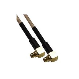 1 pcs : CCMX1--MM-RG316-18 - RF Cable Assemblies DC-6GHz RG316 18 in. MMCX Str./RA