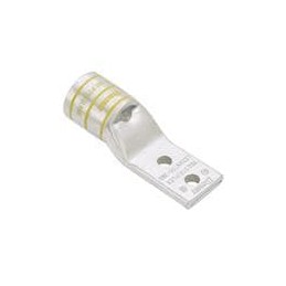 1 pcs : LCDXN2-14A-E - Terminals Copp Comp Lug 2 Hole 2 AWG