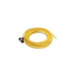 1 pcs : 21350400305050 - Sensor Cables / Actuator Cables M12 A-code 3-pin Angled female to open end, 5m, PUR yellow jacket