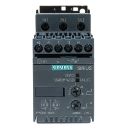 1 pcs - Siemens Soft Starter, Soft Start, 3 kW, 480 V ac, 3 Phase, IP20
