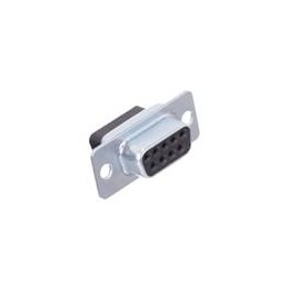 1 pcs : DEU-9S-F0R - D-Sub Standard Connectors DSUB 9POS
