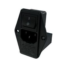 1 pcs : 763-00/001 - AC Power Entry Modules DPST SLDR TAB MODULE