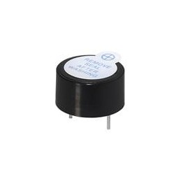 1 pcs : CPI-1375IC-80T - Piezo Buzzers & Audio Indicators buzzer, 13.8 mm x 7.5 mm deep, P, 12 VDC, 80 dB, Through Hole, Integra