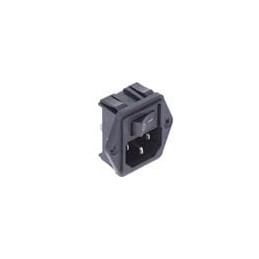 1 pcs : 10CE1 - AC Power Entry Modules 10A IEC 1/4' FASTON FLANGE MOUNT