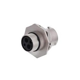 1 pcs : RT07122PNH - Standard Circular Connector Receptacle, Jam Nut, 4 (2+2) Position, Male, Shell Size 12