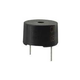 1 pcs : CMI-1275C-050 - Piezo Buzzers & Audio Indicators Buzzer 12mm rnd 3.1kHz 5V TH
