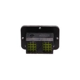 1 pcs : ARC12-24PBR - Headers & Wire Housings 24 Position, Receptacle, Pin Contact, Size 16, Threaded Insert for Jackscrew, Keye