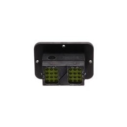 1 pcs : ARC12-24PAR - Headers & Wire Housings 24 Position, Receptacle, Pin Contact, Size 16, Threaded Insert for Jackscrew, Keye