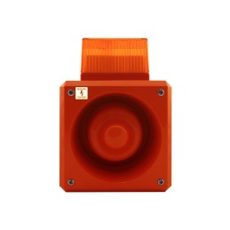 1 pcs - Clifford & Snell YL50 Series Amber Sounder Beacon, 115 V ac, IP66, Fixed Mount, 112dB at 1 Metre